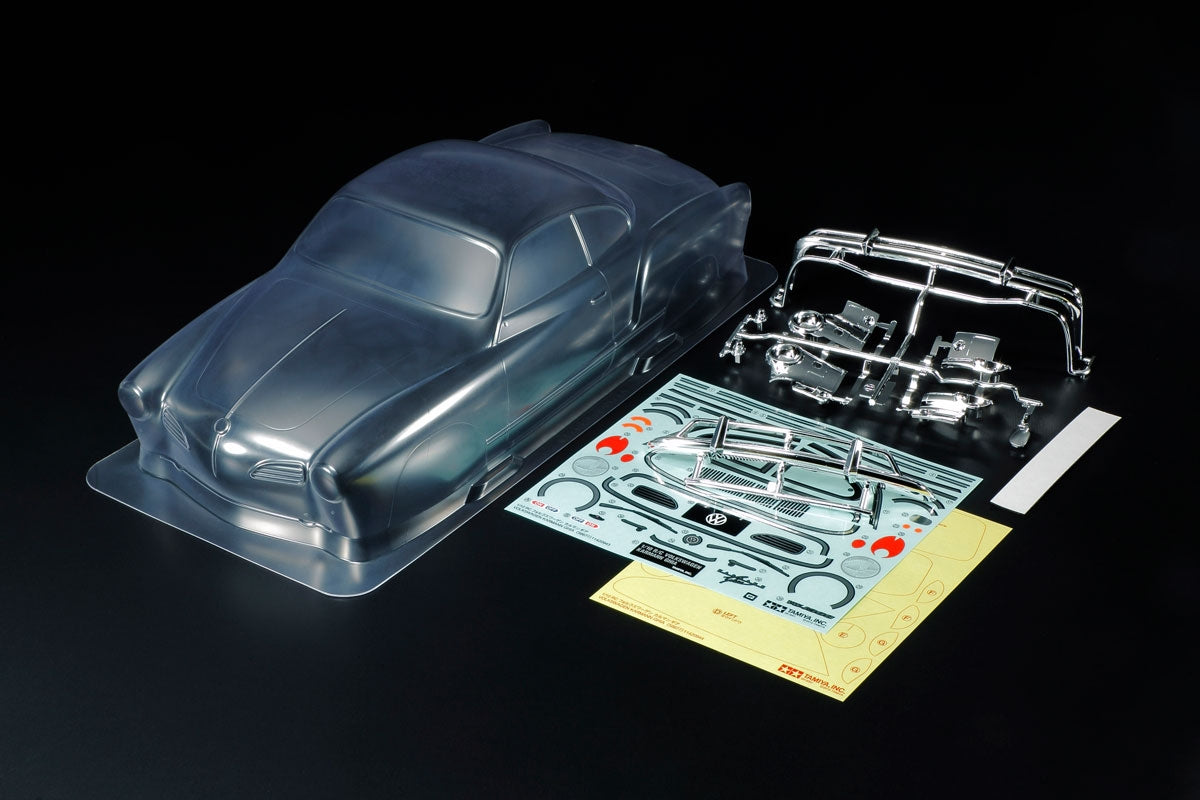 Tamiya Volkswagen Karmann Ghia Clear Body Set 1/10 Scale M-Chassis