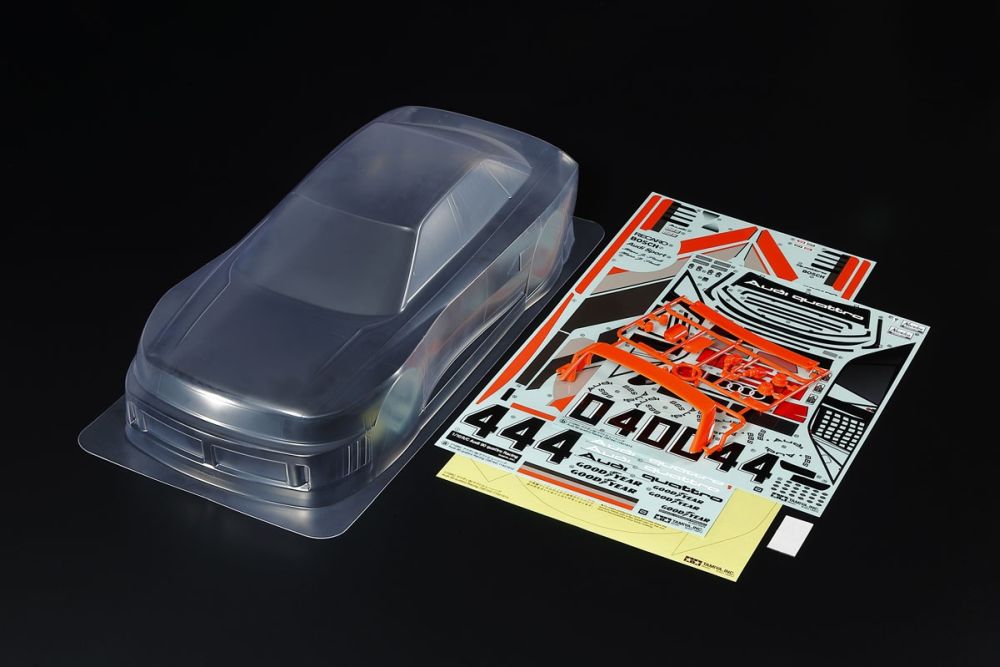 Tamiya 1/10 RC Audi 90 Quattro Racing Clear Body Set for TT-02