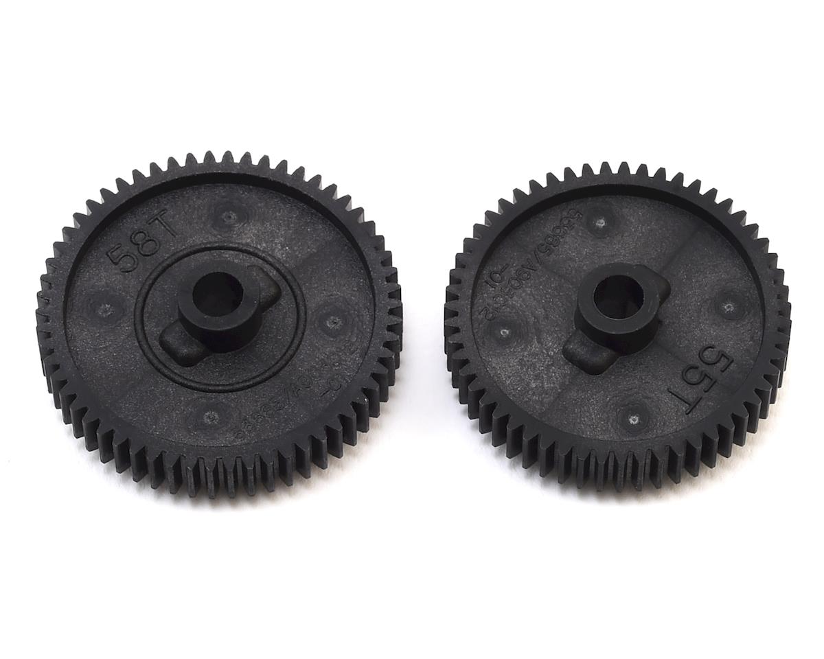 Tamiya TT-01 Option Spur Gear Set 55T & 58T for Gearing Adjustment