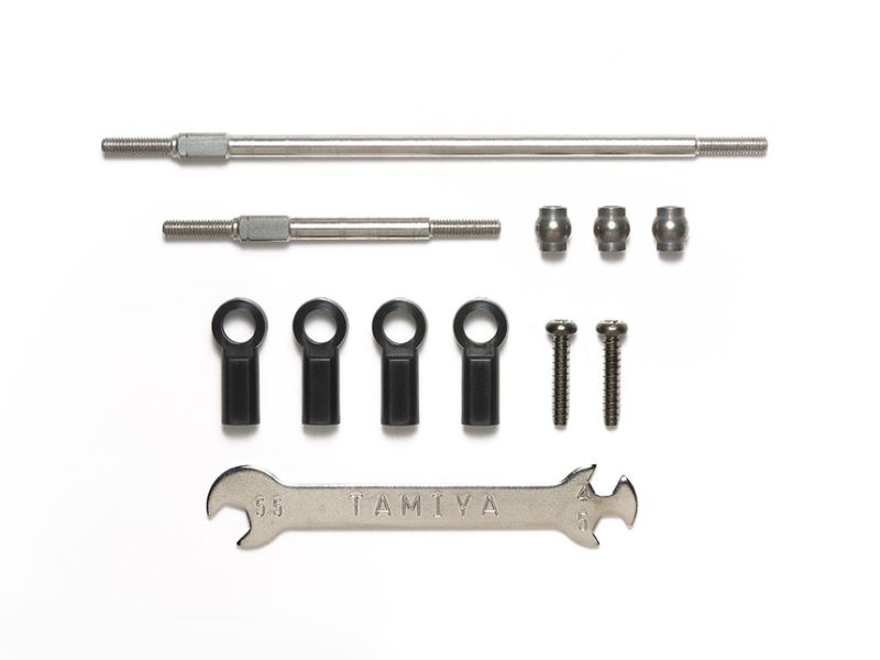 Tamiya CC-02 Adjustable Stainless Steel Tie-Rod Set Toe Angle Upgrade