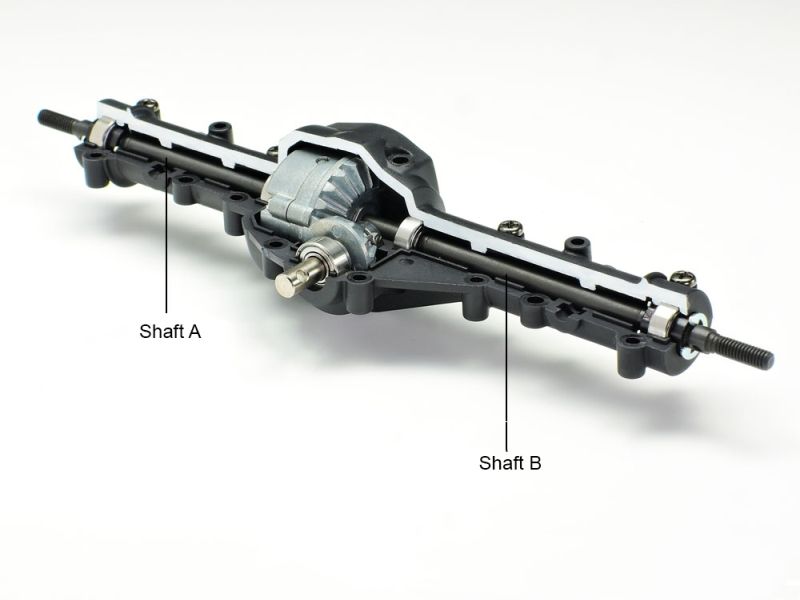 Tamiya CC-02 Reinforced Rear Drive Shaft Set Drivetrain Upgrade