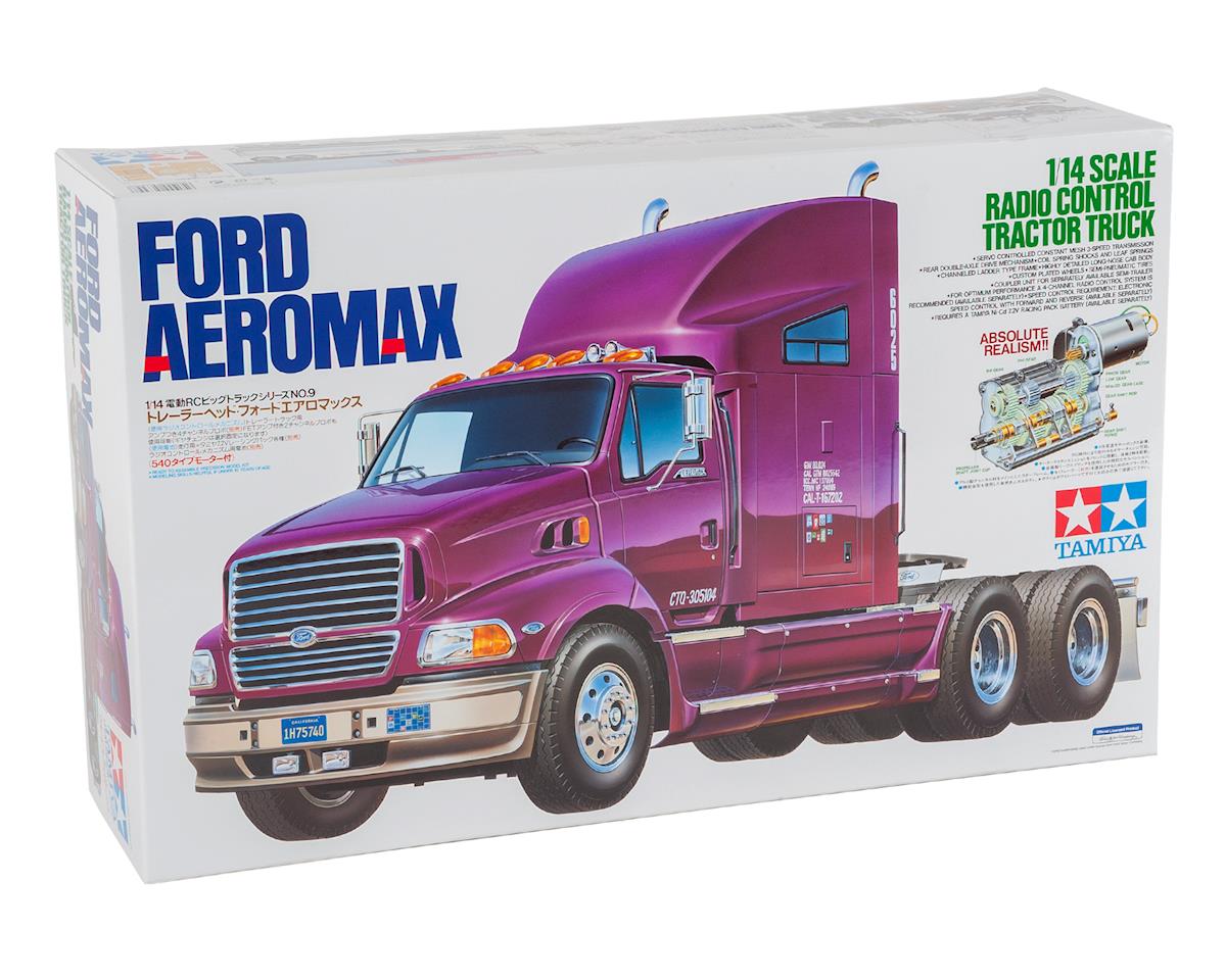 Tamiya Ford Aeromax 1/14 Scale 6x4 Electric RC Semi Truck Tractor Kit - 3-Speed Transmission