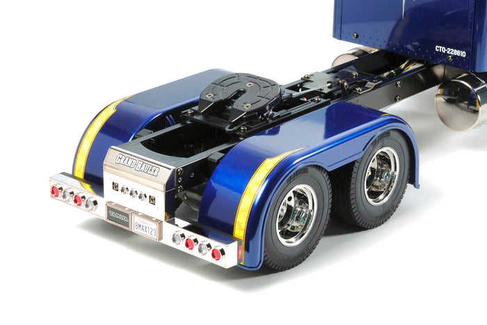 Tamiya Grand Hauler RC Semi Truck Kit - 1/14 Scale 3-Speed Dual Rear Axle Tractor
