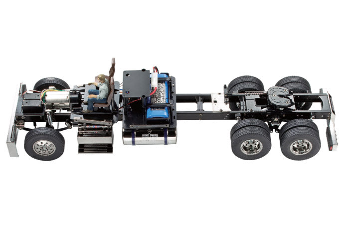 Tamiya Grand Hauler RC Semi Truck Kit - 1/14 Scale 3-Speed Dual Rear Axle Tractor