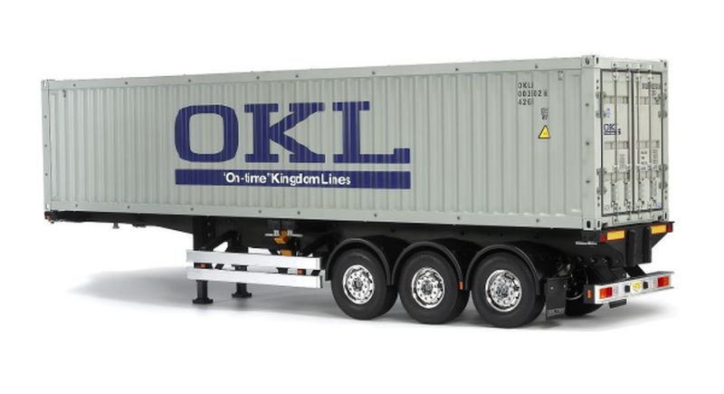 Tamiya 40-Foot Container 3-Axle Semi-Trailer, for Tamiya 1/14 56377