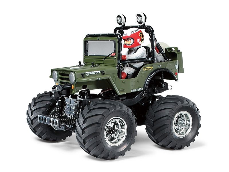 Tamiya Wild Willy 2000 1/10 Scale WR-02 Chassis 2WD Wheelie Monster Truck RC Kit