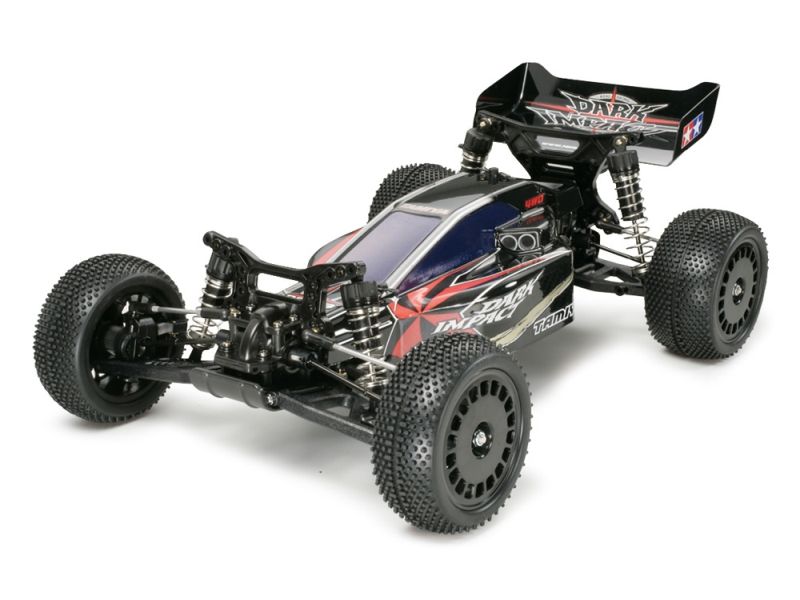 Tamiya Dark Impact 4WD Off-Road Buggy RC Kit - 1/10 Scale DF-03 Chassis High-Performance Racer