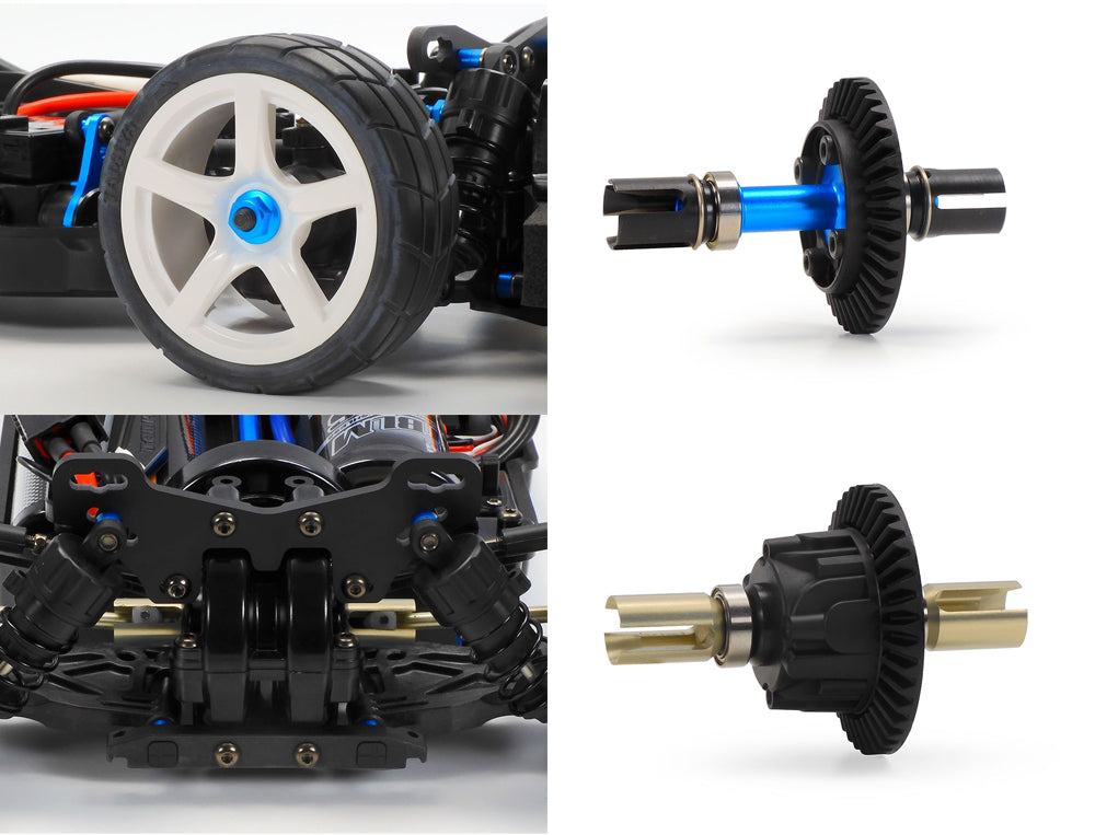 Tamiya TT-02 Type-SRX 1/10 Scale 4WD Touring Car Chassis Kit - Race-Ready with Hop-Up Options