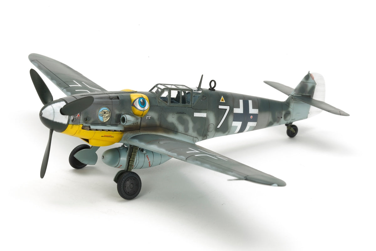 Tamiya 1/72 Messerschmitt Bf109 G-6 WWII German Fighter Plastic Model Airplane Kit