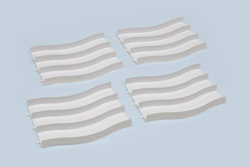 Tamiya JR Circuit Wave Section Japan Cup White 4 Pieces