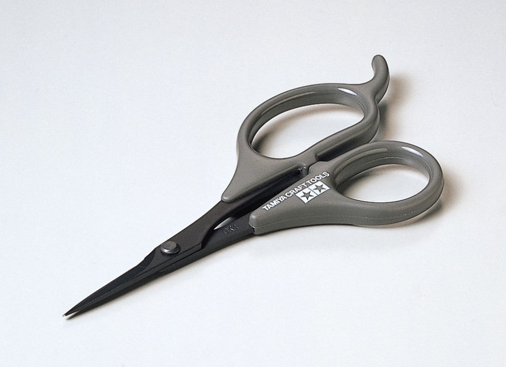 Tamiya Decal Scissors Precision Curved Blade Cutting Tool