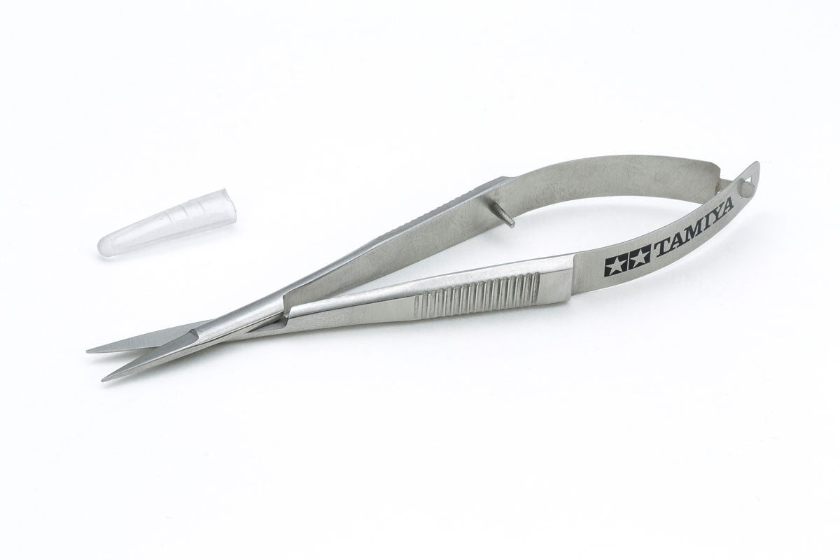 Tamiya HG Tweezer Grip Scissors for Precision Cutting