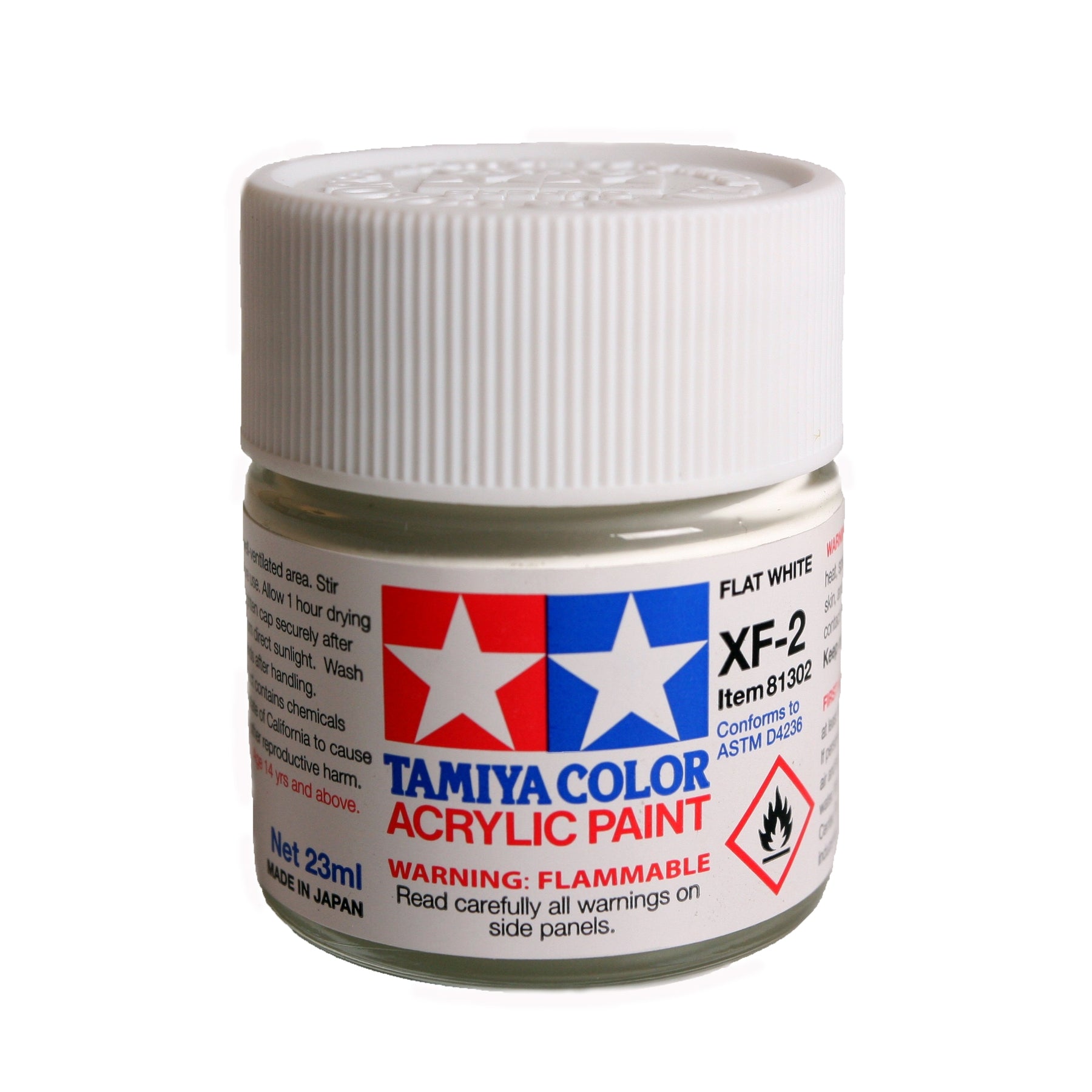 Tamiya XF-2 Flat White Acrylic Model Paint 23ml
