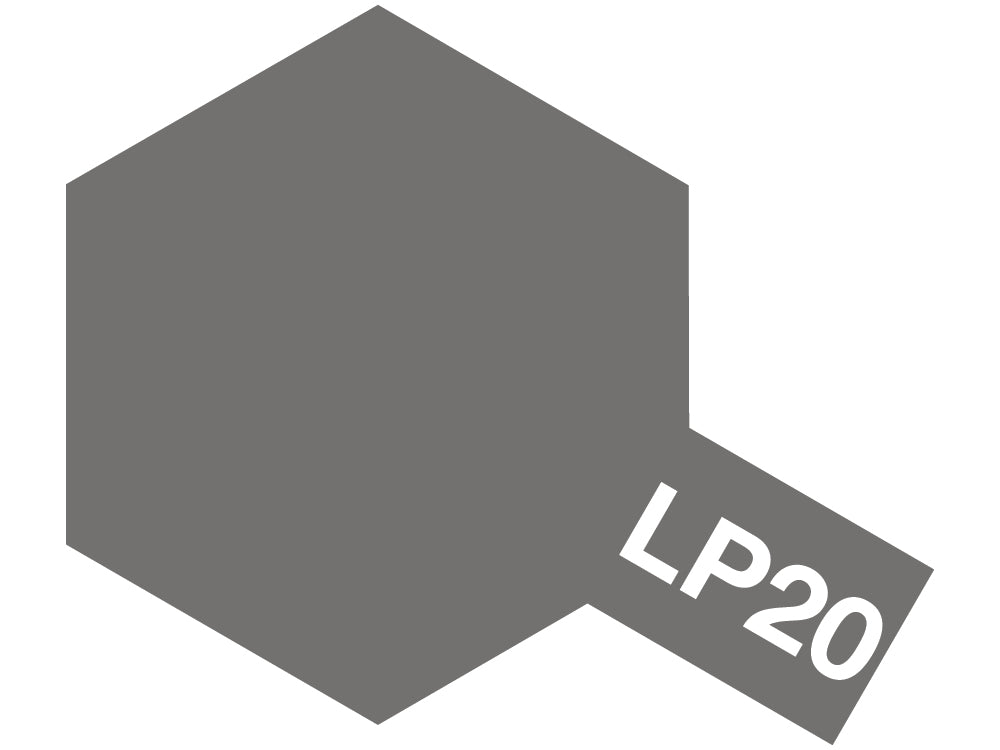 Tamiya LP-20 Light Gun Metal Lacquer Paint 10ml - Polished Metal Finish