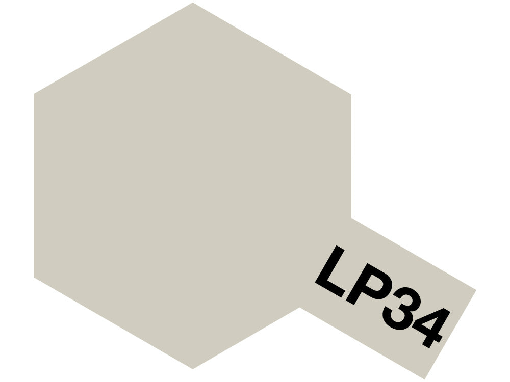Tamiya LP-34 Light Gray Lacquer Paint 10ml - Versatile Light Gray