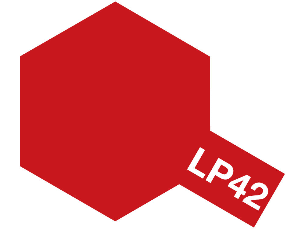 Tamiya LP-42 Mica Red Lacquer Paint 10ml - Sparkling Mica Red Pearl