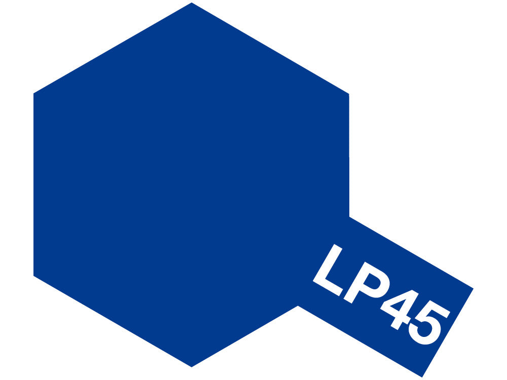 Tamiya LP-45 Racing Blue Lacquer Paint 10ml - Motorsport Blue Gloss
