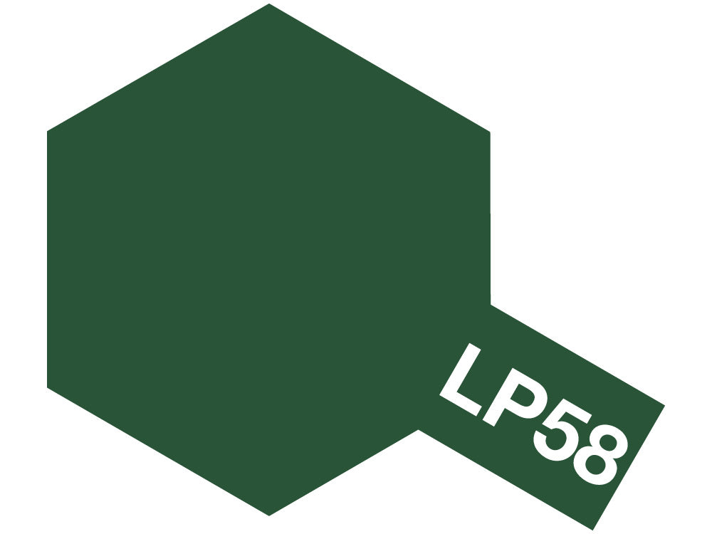Tamiya LP-58 NATO Green Lacquer Paint 10ml - Military Camouflage Green