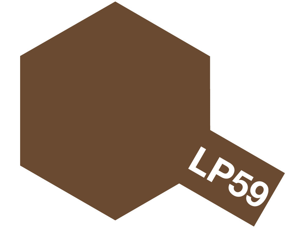 Tamiya LP-59 NATO Brown Lacquer Paint 10ml - Military Camouflage Brown