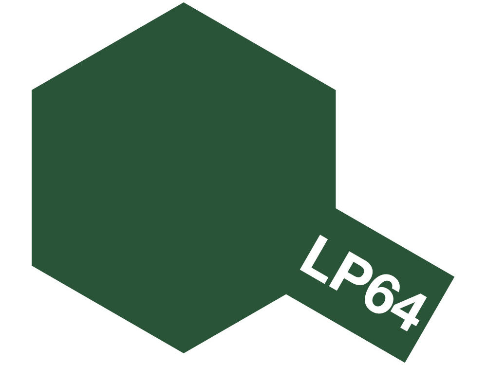Tamiya LP-64 Olive Drab JGSDF Lacquer Paint 10ml - Japanese Military Green