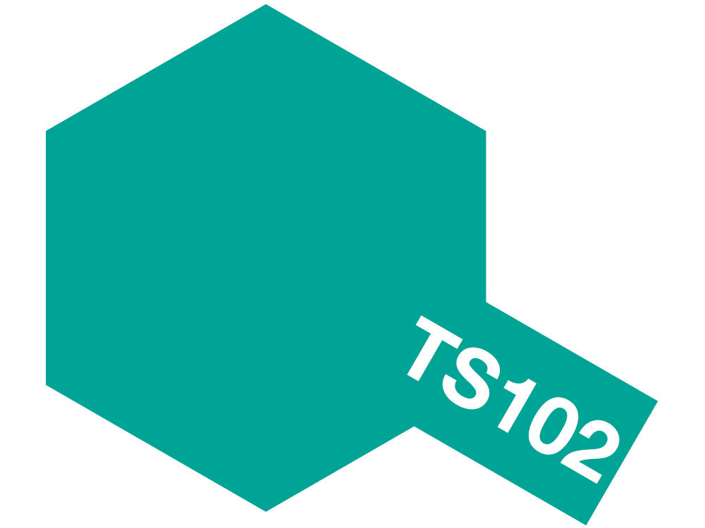 Tamiya TS-102 Cobalt Green 100ml - Lacquer Spray Paint for Plastic Models