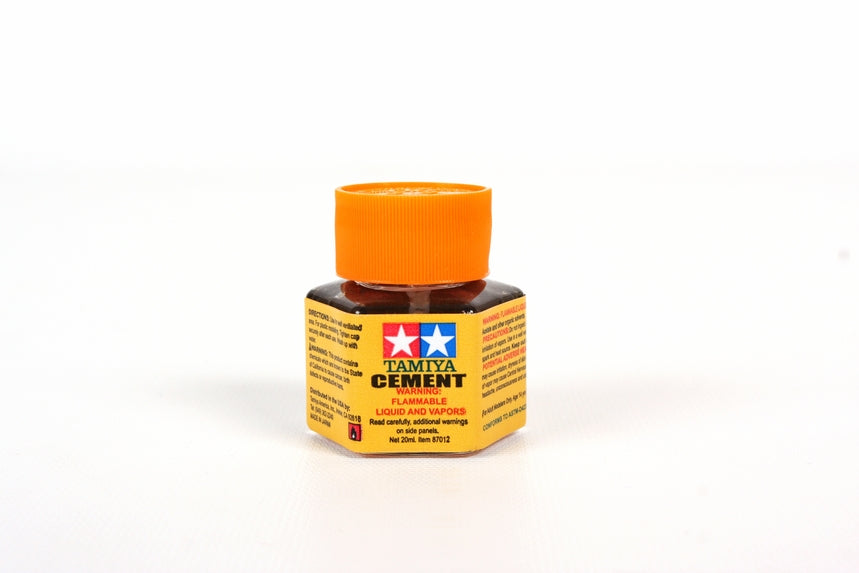 Tamiya Plastic Cement 20ml - Standard Liquid Cement for Plastic Models