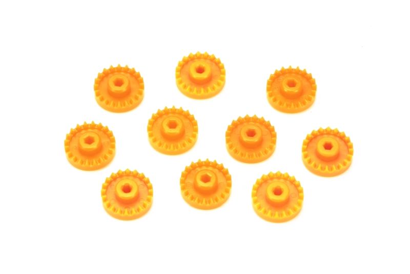 Tamiya Mini 4WD G-2 Gear Orange 10-Piece Replacement Set