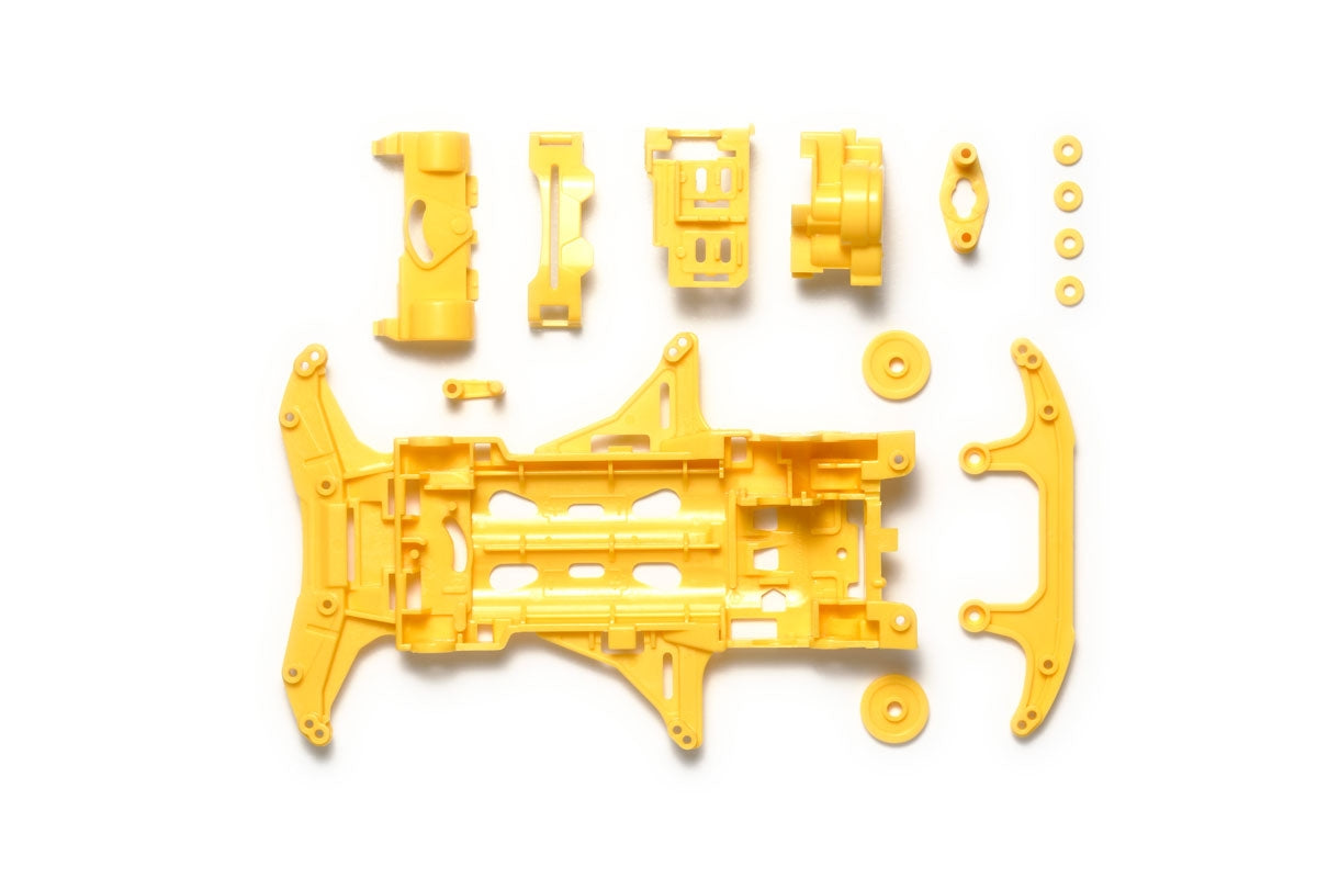 Tamiya JR Reinforced Chassis Set, VS Chassis (Yellow) 95353