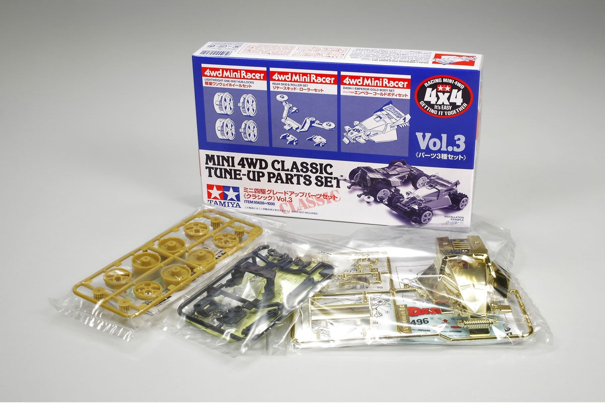 Tamiya Mini 4WD Classic Tune-Up Parts Set Volume 3 Upgrade Pack