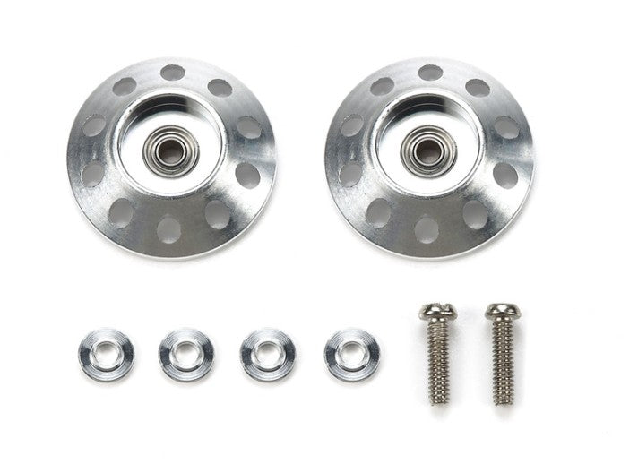 Tamiya JR HG Aluminum Ball-Race Rollers, Lightweight 19mm 95651