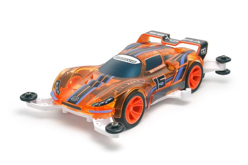 Tamiya Mini 4WD Estoura Clear Orange MA Chassis Special Edition Kit