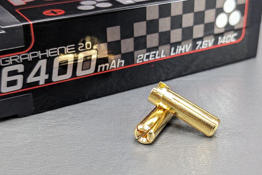 Tekin 2S HV 7.6V 6400mAh 140C Shorty 5mm Bullets TT1627