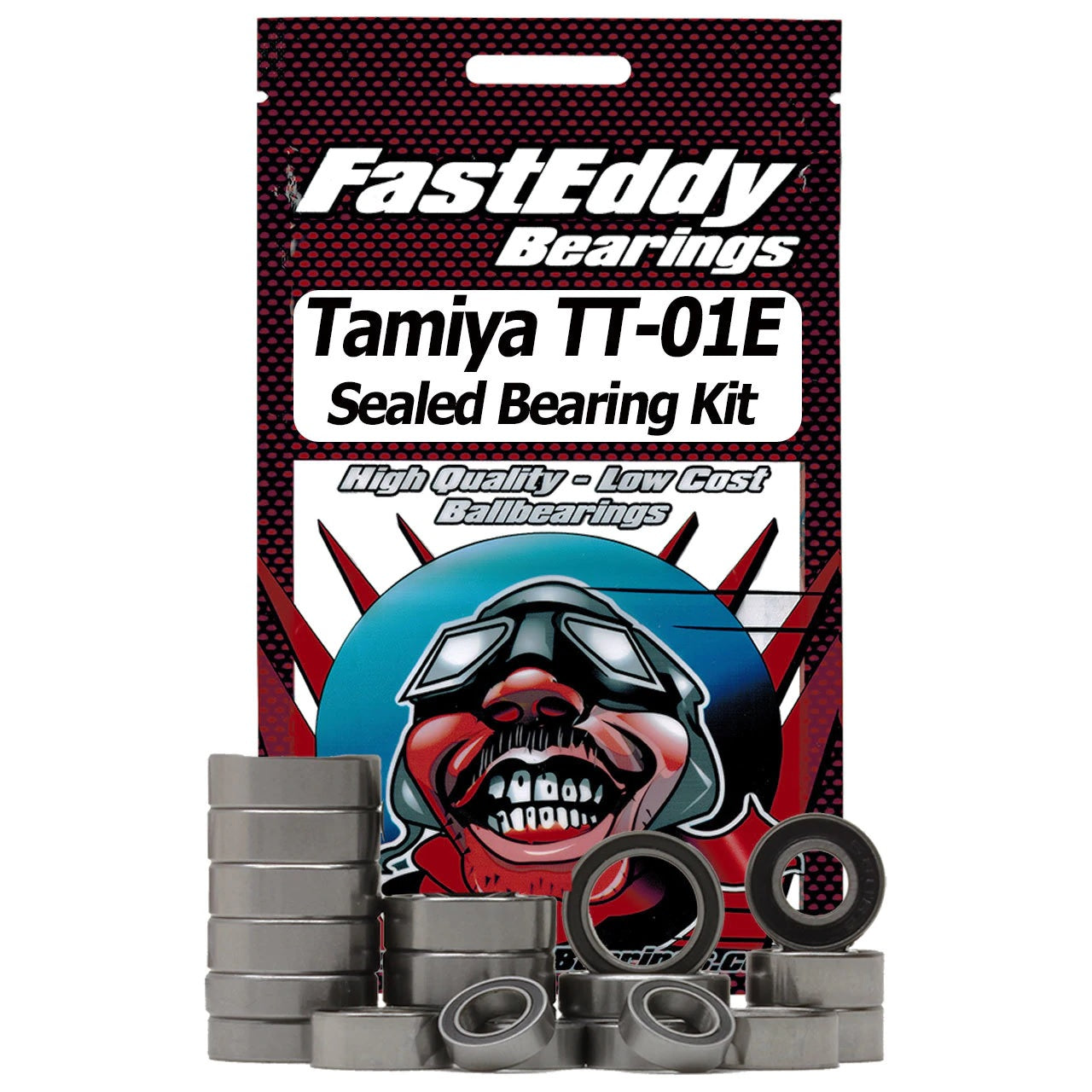 Team FastEddy Sealed Bearing Kit for Tamiya TT-01E 4WD 1/10 RC Chassis