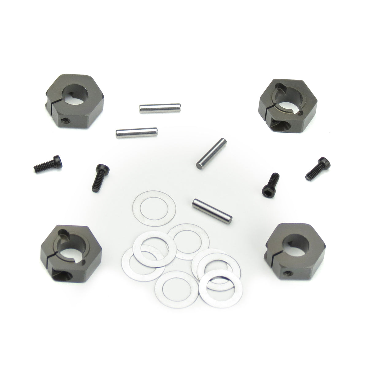 Tekno RC 12mm Aluminum Hex Adapters for M6 Driveshafts