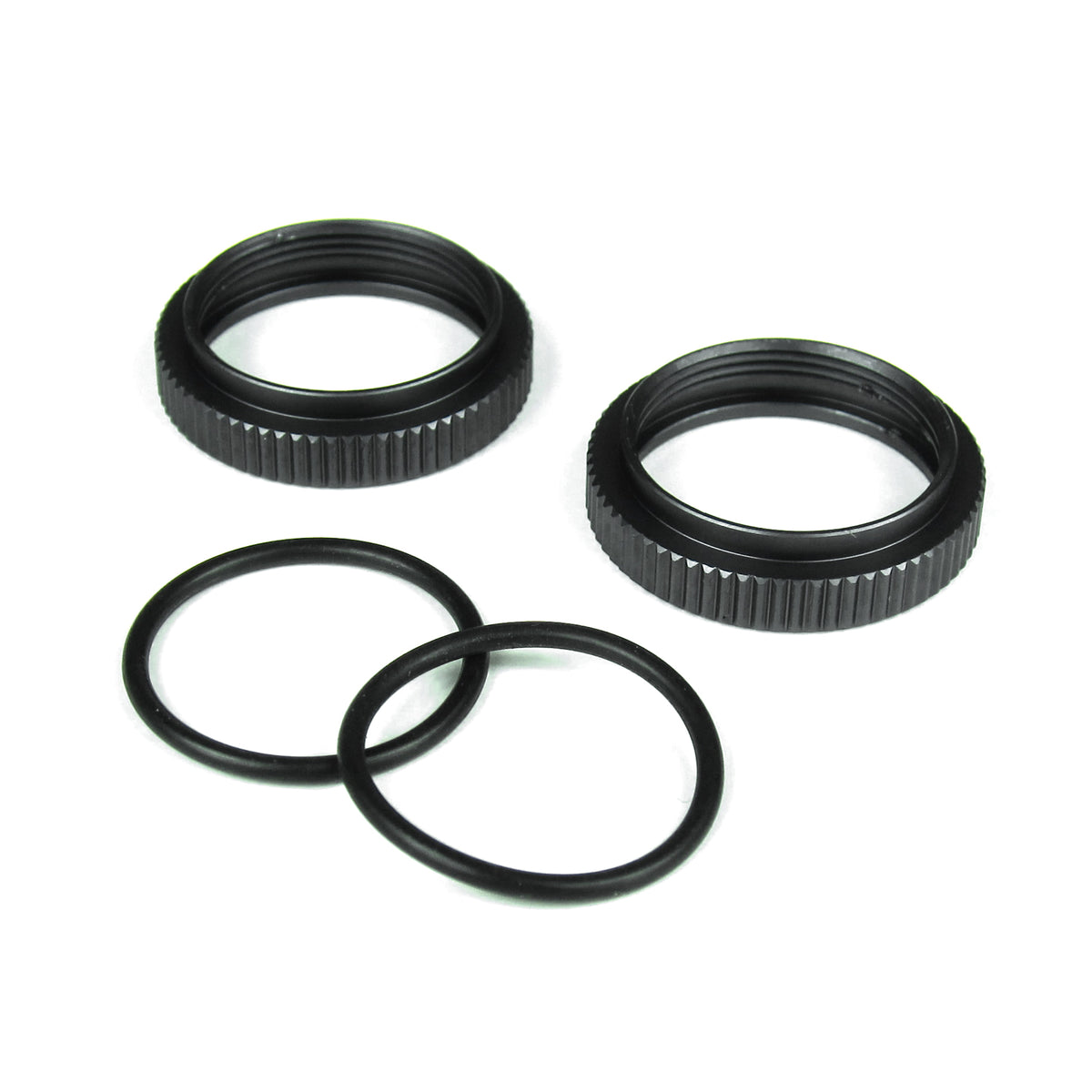 Tekno RC Aluminum Shock Adjustment Nuts Gun Metal
