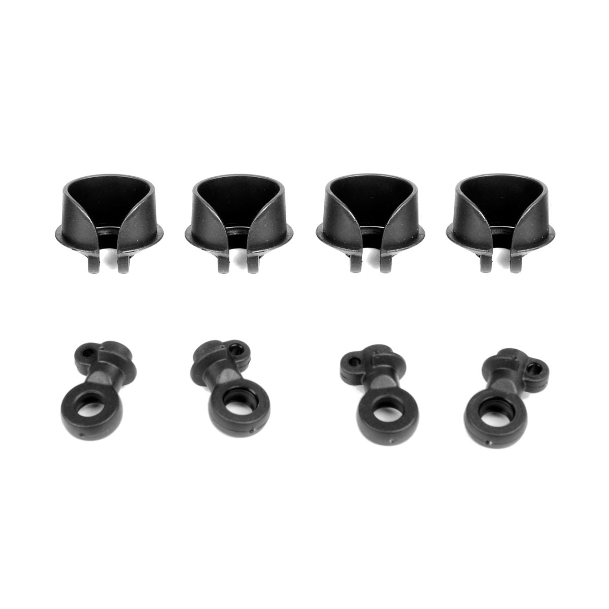 Tekno RC TKR6140C Locking Shock Rod End & Spring Perch Set