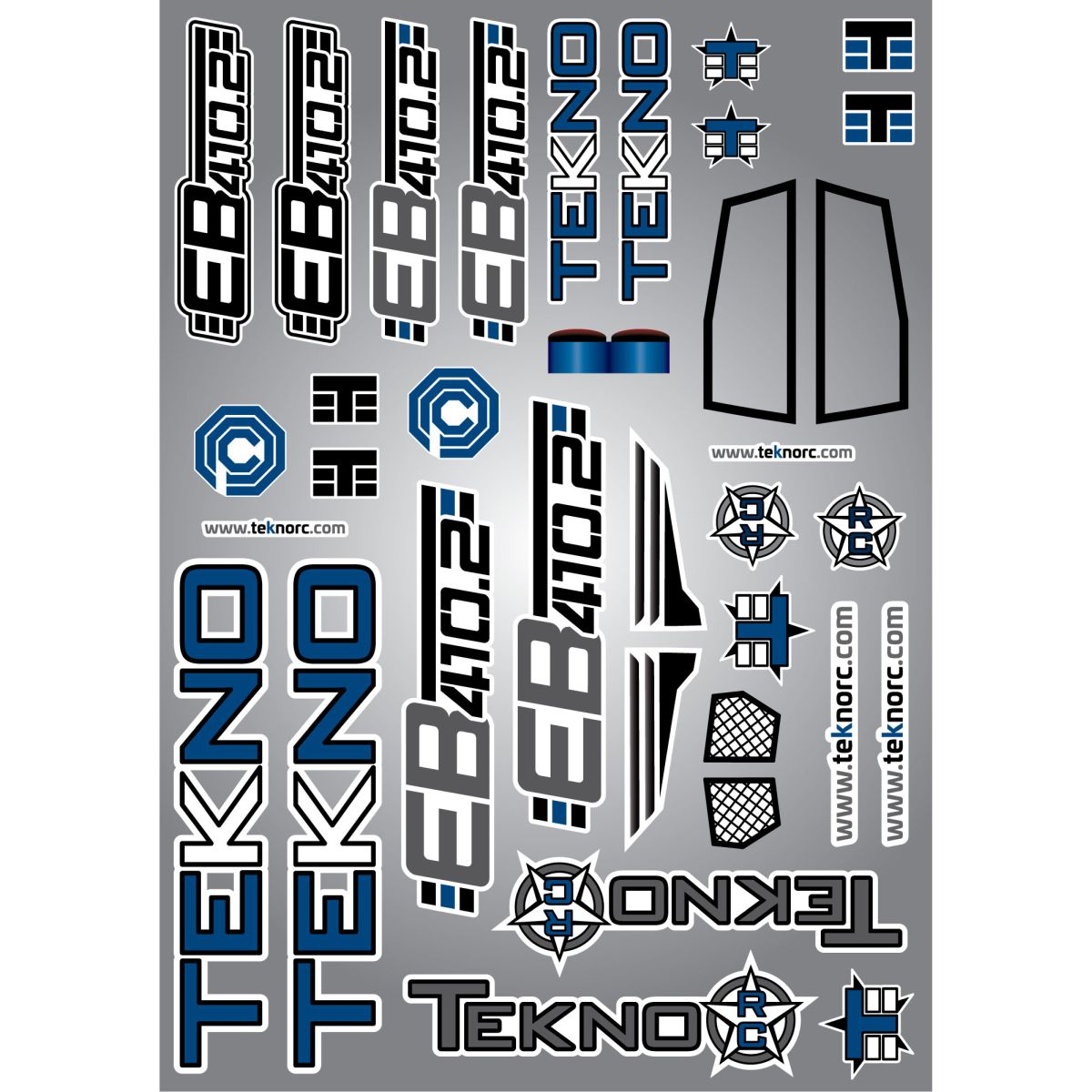 Tekno RC EB410.2 Decal Sheet TKR6649