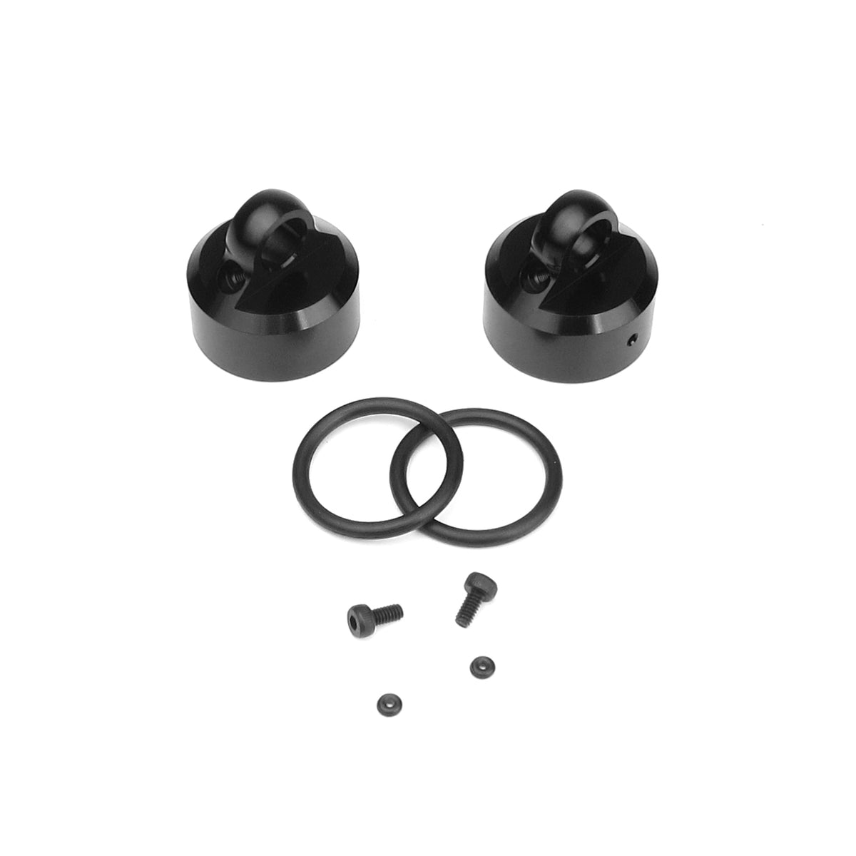 Tekno RC 7075 Shock Caps Black Anodized TKR8702
