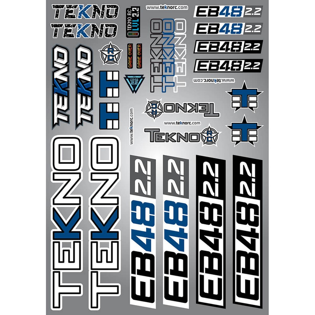 Tekno RC EB48 2.2 Decal Sheet