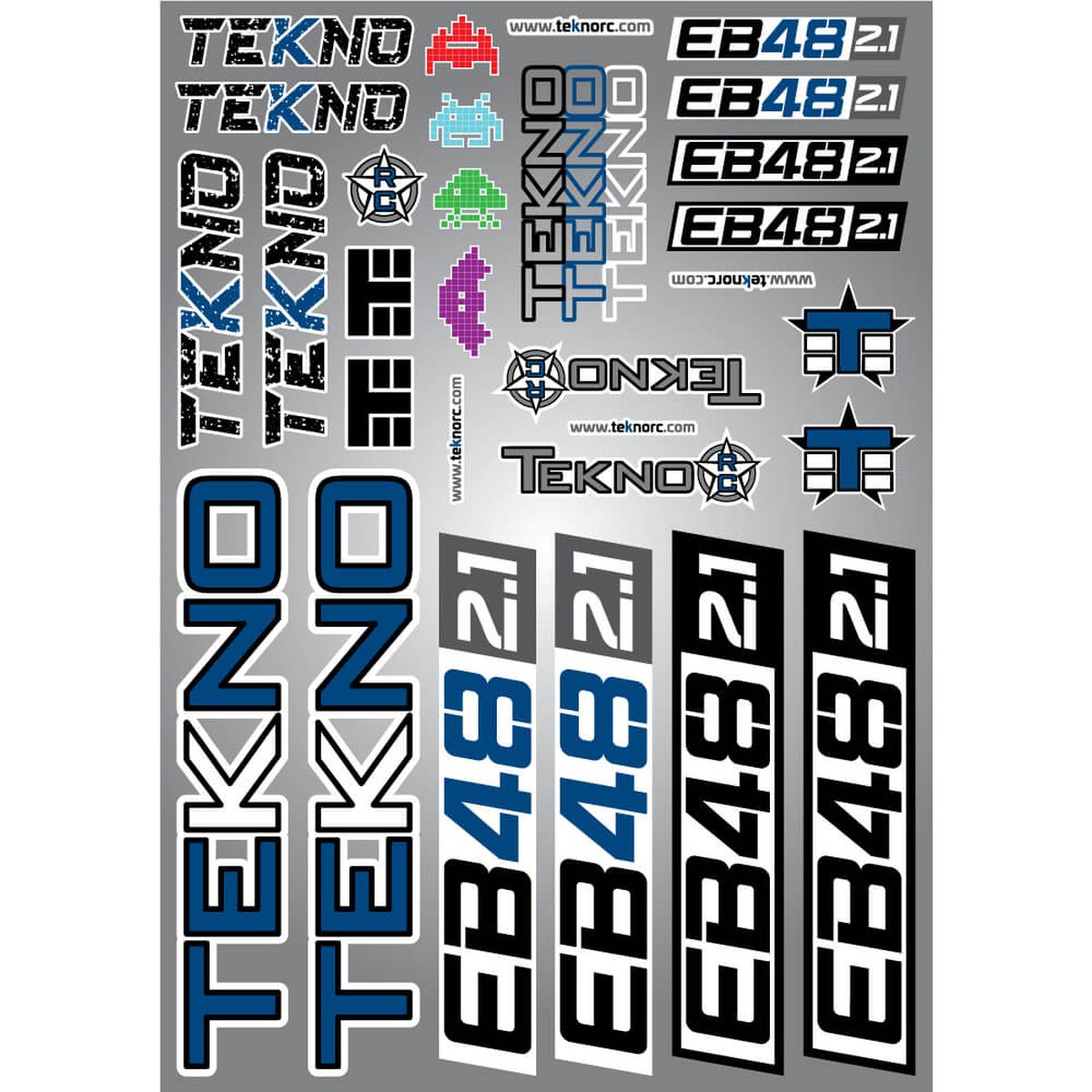 Tekno RC EB48 2.1 Decal Sheet