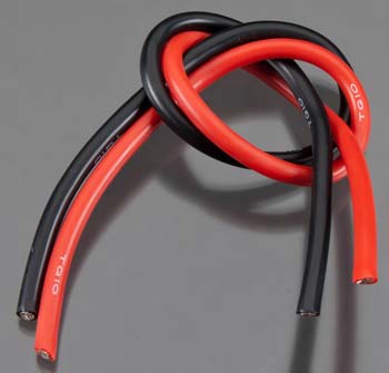 TQ Wire 10 Gauge Super Flexible Wire Kit – Black/Red, 1ft Each