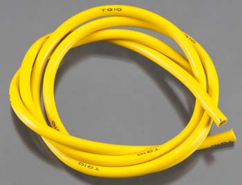 TQ Wire 10 Gauge Super Flexible Wire – Yellow, 3ft | RC Wire