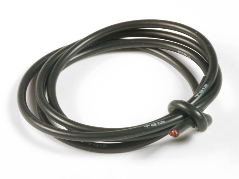 TQ Wire 13 Gauge Super Flexible Wire – Black, 3ft | RC Wire