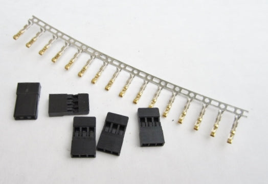 TQ Wire Servo Cable Ends and Crimp Connectors – JR | RC Servo