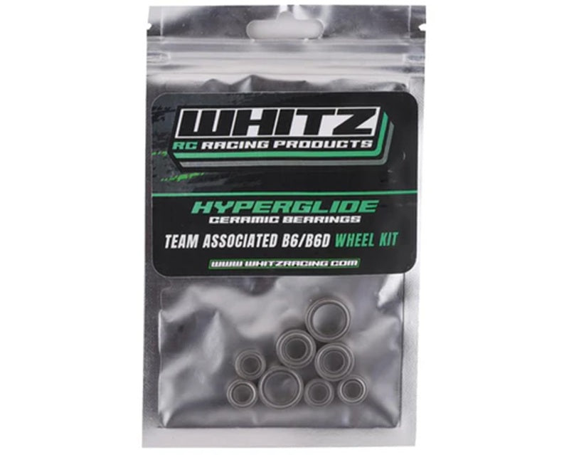 Whitz Racing HyperGlide Ceramic Bearing Wheel Kit for Team Associated B6