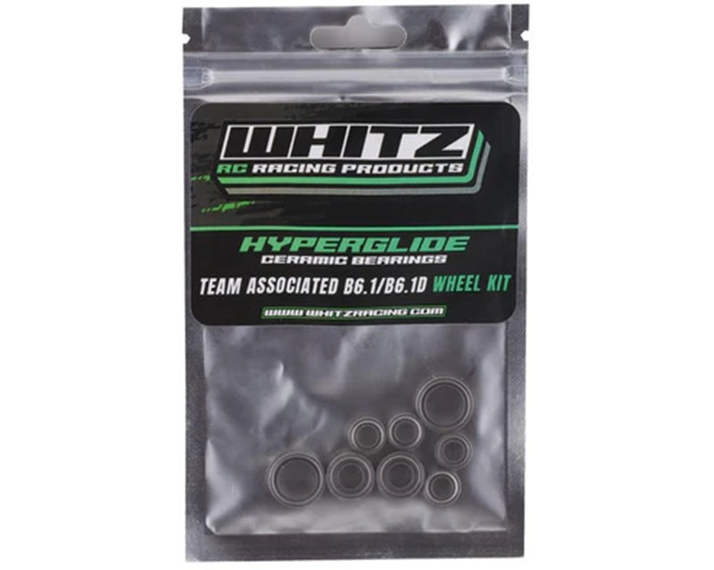 Whitz Racing HyperGlide Ceramic Bearing Wheel Kit for Team Associated B6.1