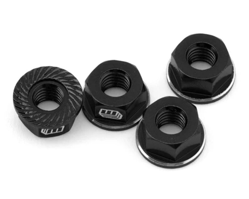 Whitz Racing Products M4 Flanged Wheel Nut (Black)