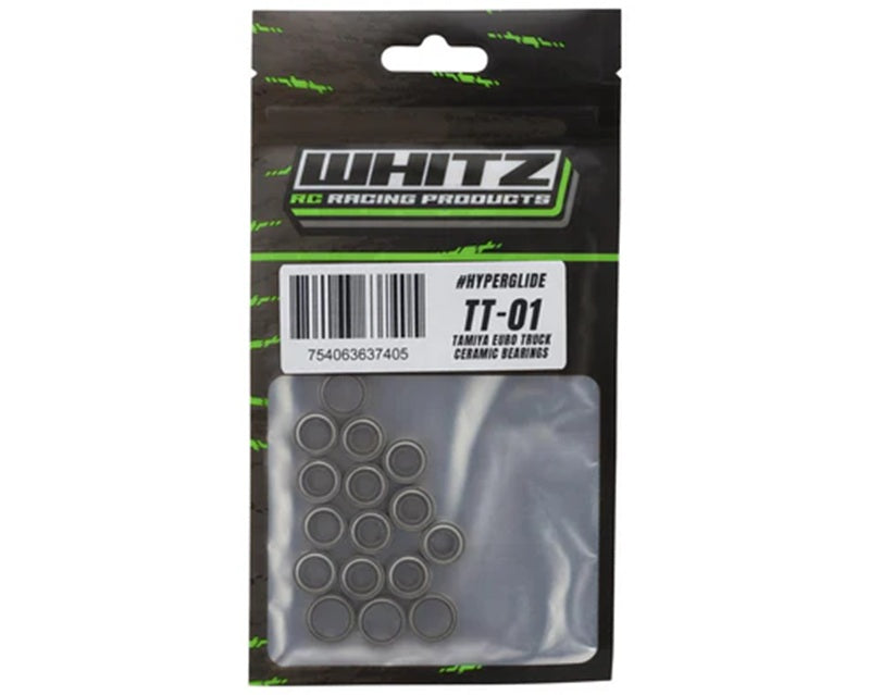 Whitz Racing HyperGlide Ceramic Bearings for Tamiya TT-01 Euro Truck | Full Kit