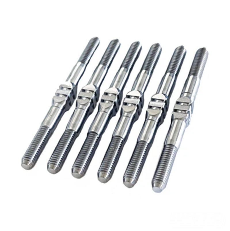 Whitz Racing HyperMax 3.5mm Titanium Turnbuckle Kit for TLR 22 5.0 AC/DC/SR | Natural
