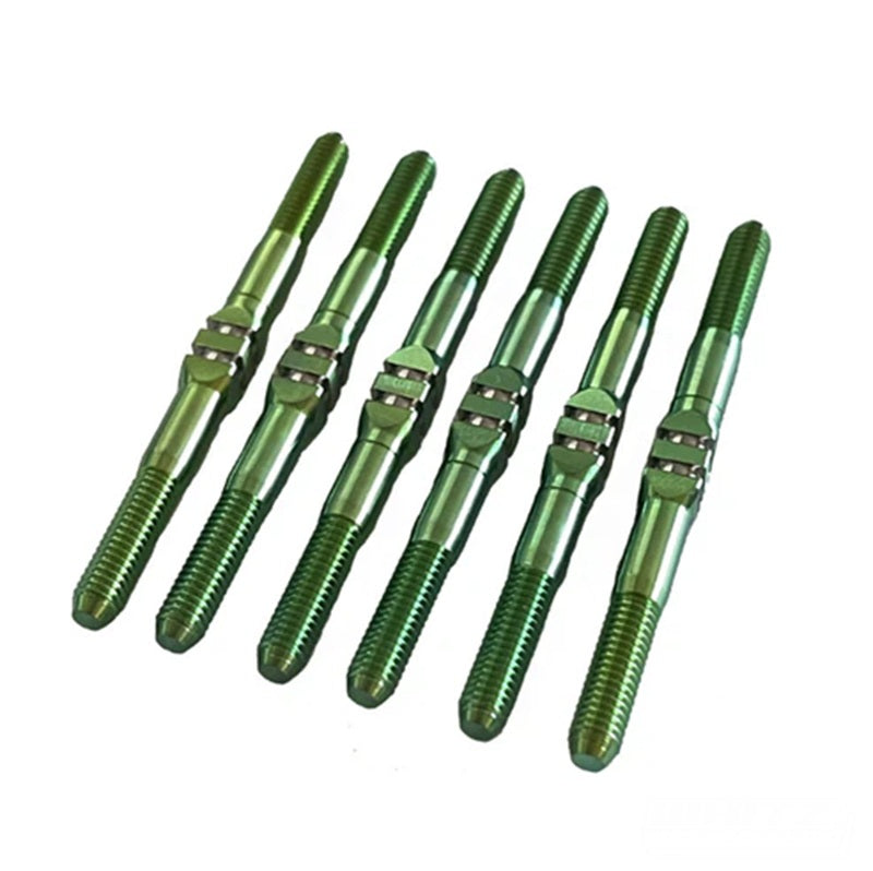Whitz Racing HyperMax 3.5mm Titanium Turnbuckle Kit for TLR 22 5.0 AC/DC/SR | Green